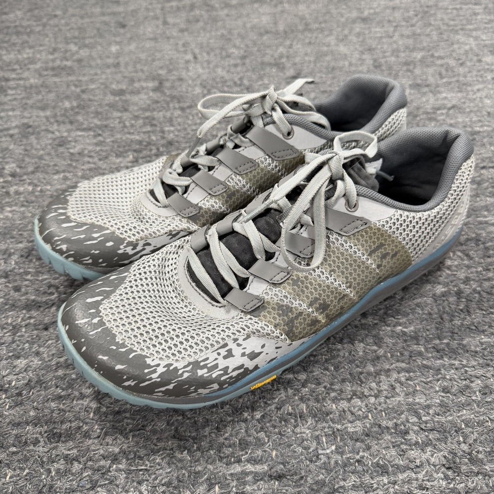 Merrell Shoes Women's 9.5 Trail Glove 5 Barefoot Minimalist J52848 Light Gray